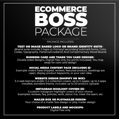 Ecommerce Boss Package